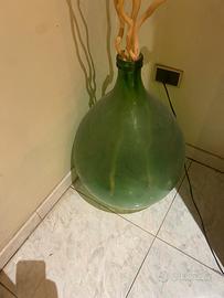 Vaso damigiana verde