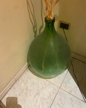 Vaso damigiana verde