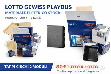 Gewiss Playbus GW30902 tappo cieco 2 moduli – 12pz