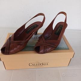 Scarpe da Donna in Pelle con Tacco Vintage