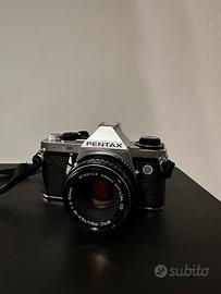 Pentax Me Super 50mm 2.0 e custodia protettiva