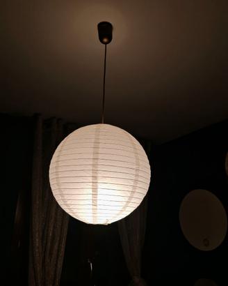 Lampadario ikea carta di riso