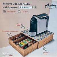 Porta cialde caffe’ e porta capsule Avilia Home