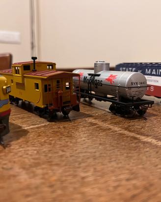 Trenino Elettrico MetalTrain - USA kit completo HO