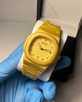 Seiko Mod Nautilus Gold Edition