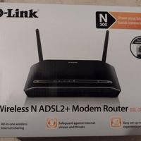MODEM ROUTER+WIRELESS N ADSL2 D-LINK. IN OMAGGIO F