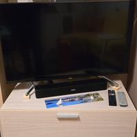 mobile soggiorno con carrello porta tv