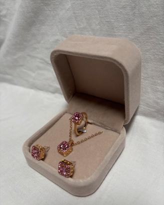 Set gioielli collana+anello+orecchini