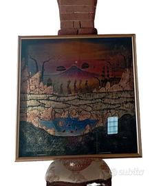 Grande quadro Batik artigianale