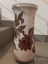 grande vaso ceramica Faenza numerato bottega Lega