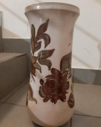 grande vaso ceramica Faenza numerato bottega Lega