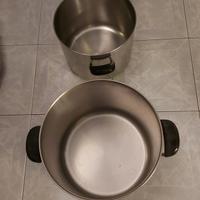 n°3 pentole in acciaio inox 18/10 Lagostina