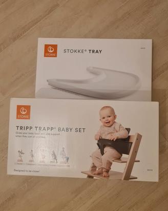 tripp trapp baby set + tripp trapp tray