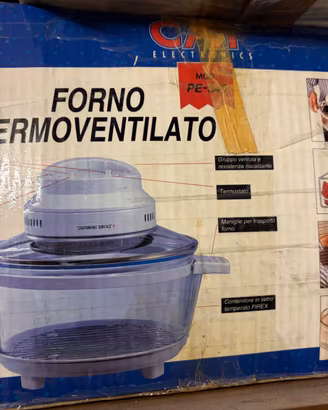 Forno da campeggio termoventilato