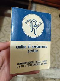 libro codice avviamento postale 