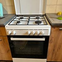 Cucina Electroline gas bianca