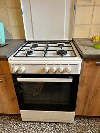 Cucina Electroline gas bianca