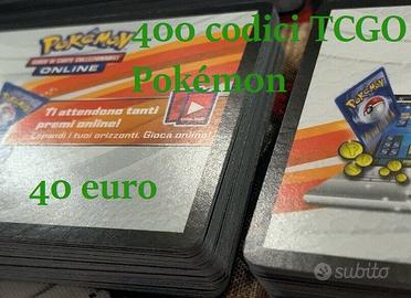 Pokémon: 400 carte codice per il gioco online