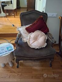 poltrona stile old england  vintage