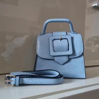 Mini bag a tracolla azzurro Zara