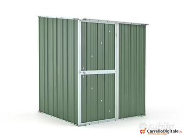 Casetta box in lamiera di Acciaio 155x175cm verde