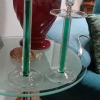 2 candelabri vetro la murina 