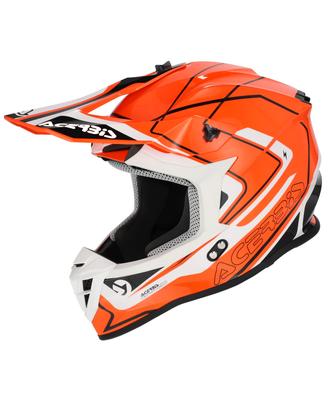 Casco Off Road Linear Acerbis Arancione