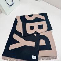 𝐁𝐔𝐑𝐁𝐄𝐑𝐑𝐘 Sciarpa oversize double-face con