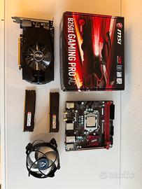 Mainboard + cpu intel + memorie+ sched video gtx