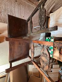 Sedie in legno da restaurare