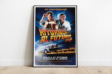 Poster Locandina Film "Ritorno al Futuro 40°"