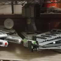 Lego originali justifier e millennium falcon!!