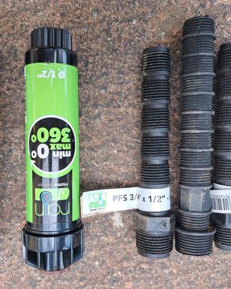 Irrigatori e raccordi nuovi