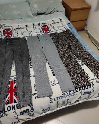 stock di 3 pantaloni donna tg.40