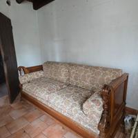 antico divano letto luigi filippo metà dell 800