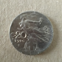 Moneta 20 centesimi di Lire del 1920