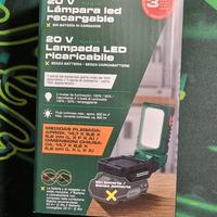 lampada LED 20v parkside 
