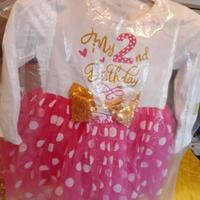 vestito bimba festa per il secondo compleanno 