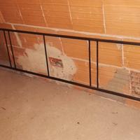 Letto matrimoniale ferro battuto con doghe in legn