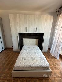 Letto una piazza e mezzo con armadio a ponte