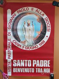 Giovanni Paolo II Carpi Modena Manifesto 1988