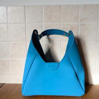 borsa O bag azzurra