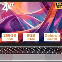 PC Portatile N4020 6GB RAM 256GB SSD NUOVO