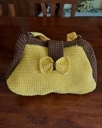 pochette bicolore in cordino tessiland 