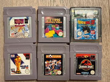 Set  6 giochi Nintendo Game Boy testati funzionant