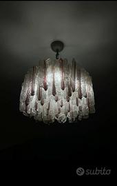 lampadario in vetro di murano 