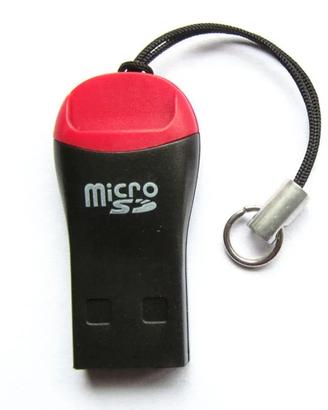 lettore Usb x memorie micro sd 2.0 card reader