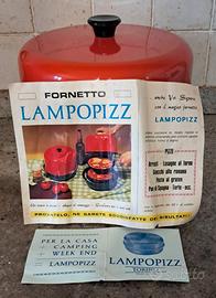 fornetto vintage "Lampopizz" anni 60 - completo
