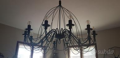 lampadario a candelabro 12 lampade