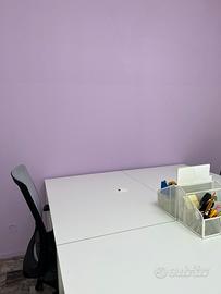 Arredo ufficio - scrivania +tavolo+cassettiera 4pz